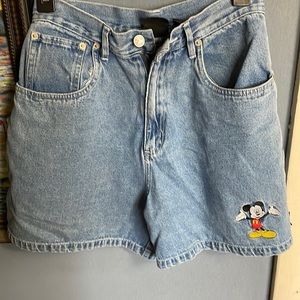 Vintage denim Mickey shorts sz 9